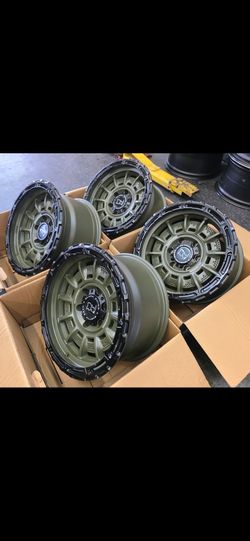 17" BLACK RHINO Olive Green color