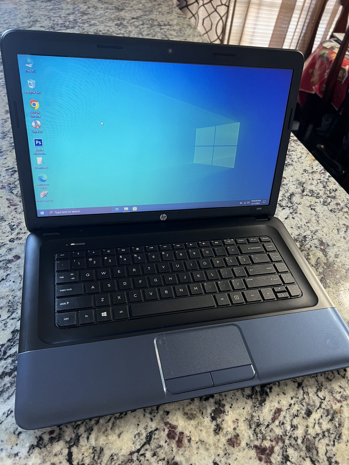Laptop Computer HP AMD 4GB Ram 128GB SSD Webcam Wifi Windows 10 Pro Office 2021 Full Photoshop Antivirus