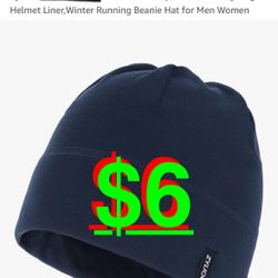Zylioo - (M-L) Fleece Skull Cap,Thermal Ski Cycling Helmet Liner, Winter Running Beanie Hat for Men Women