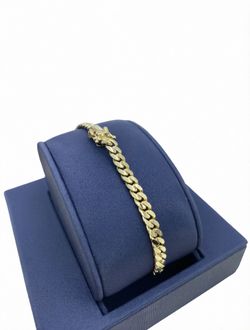 10K Yellow Gold Miami Cuban Link Bracelet – 4mm | 8” | Box Lock Clasp