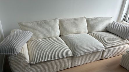 White large sofa couch