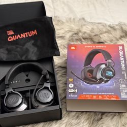 JBL - Quantum 810 - Wireless Over-Ear Performance Gaming Headset with Noise Cancelling - Black