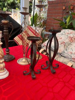 18 Assorted Wedding Pedestal & Floral Stands