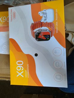 X90 Smartwatch and Earbuds Combo Set
