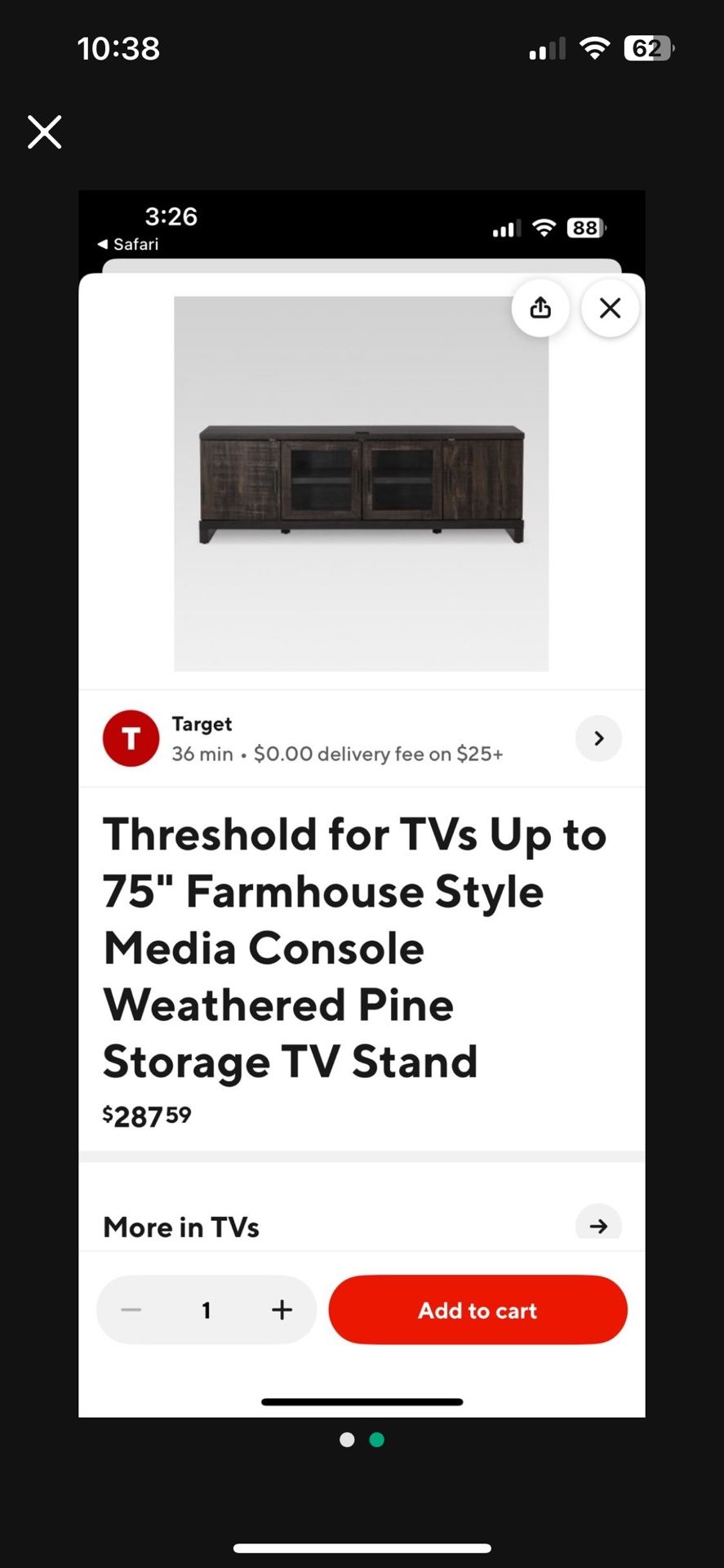TV Stand With Storage