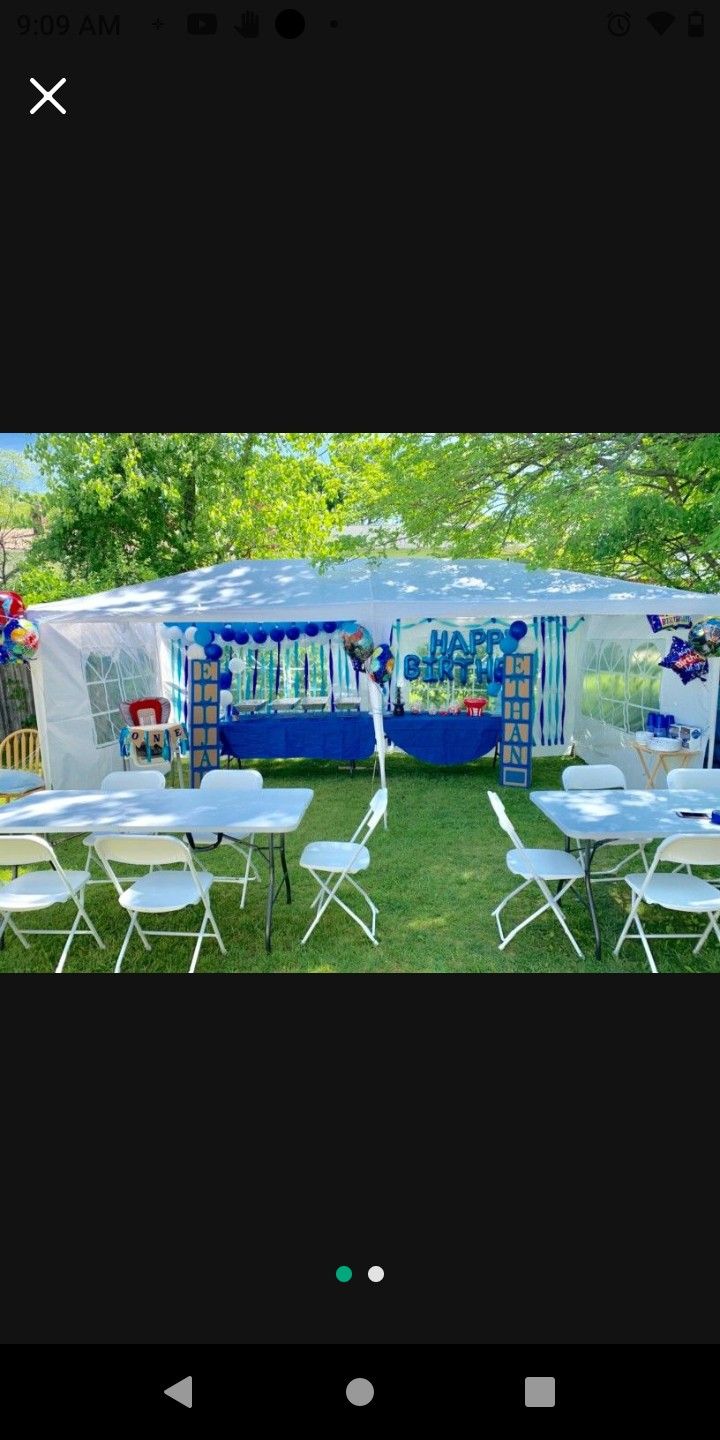 Outdoor Big Huge Family Size Hi. Enclosed Shelter Event Party Big 10x20 Tent New 👑 150 each only 4 more left New. Strong. Stabilized. With removable