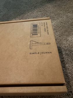 Simple Human Paper Towel Holder Brushed Spray