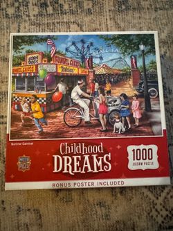 MasterPieces Childhood Dreams Summer Carnival 1000 Piece Jigsaw Puzzle