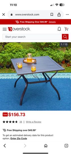 Outdoor table