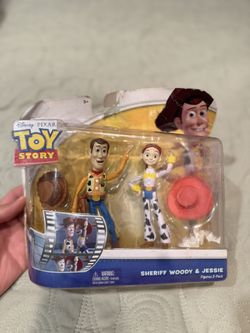Toy Story Sheriff Woody And Jessie Figurines 