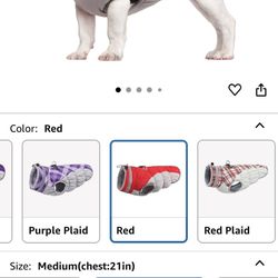 Winter Dog Jacket Harnesses 