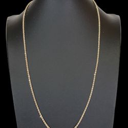 24” 2.5mm 10K Two Tone Ice Chain