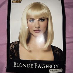 Blonde Pageboy Wig