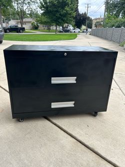 2 drawer cabinet - files - tools