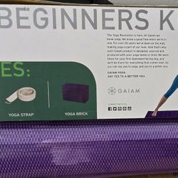 Gaiam Yoga Beginners Kit Everything you Need To Get Started For Home & Gym