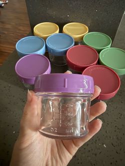 10 Baby glass containers for food or pure storage (near Culver Cuty pick up)