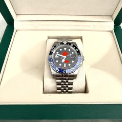 Luxury Watch Stainless Steel 41mm Blue Black