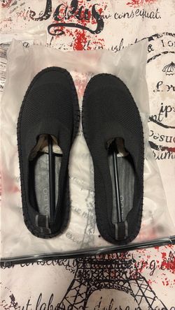 Aldo Black Espadrille Slip-On Shoes