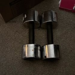 Dumbbells  20 Pounds Each 