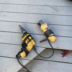 Dewalt screw guns and Roto zip’s Electric cord it