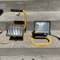 Portable work lights. $10 each or $20 both