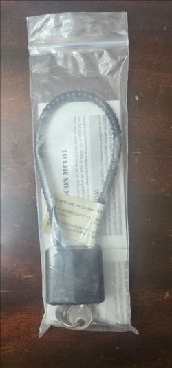 Mascon MCL01-P Firearms Gun Lock and 2 Keys New Open
