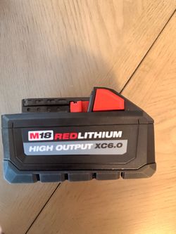 Milwaukee M18 RedLithium High Output XC6.0 Battery