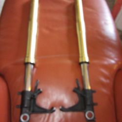 Good condition Fork Tubes, Set Of Front Brake Calipers With Pads And, Brake Cylinder