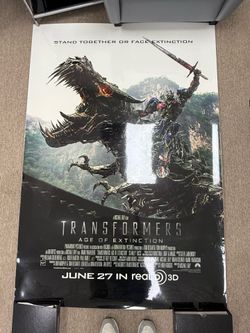 Transformers official movie poster age of extinction