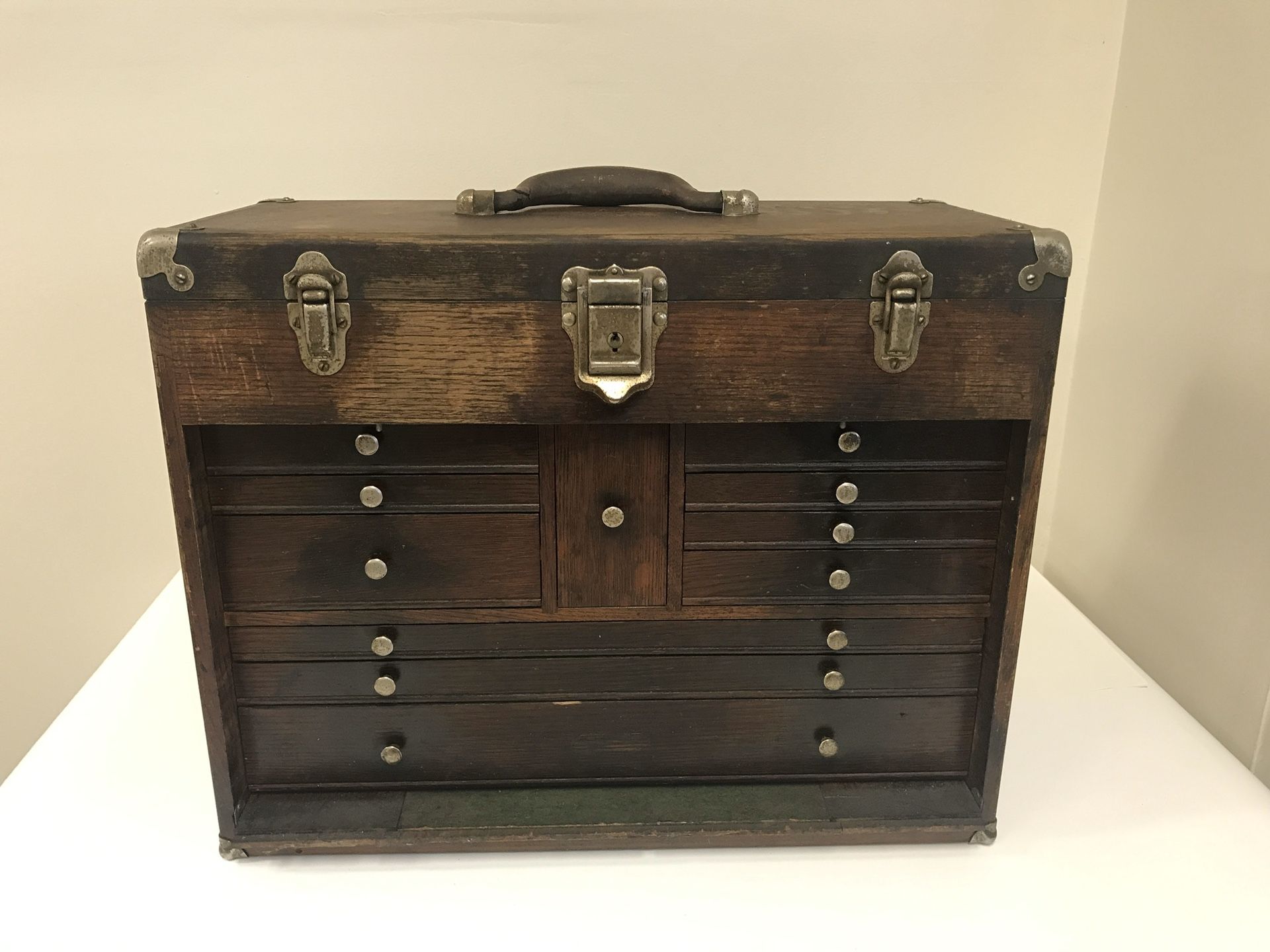 Gerstner Journeyman Wooden Machinists Toolbox (11 Drawers) for Sale in