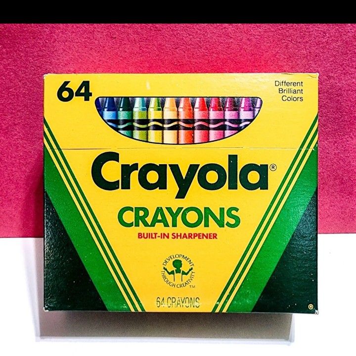 1994 Crayola Big Box Crayons Sharpener Sega Gaming Advertising VTG  INCOMPLETE