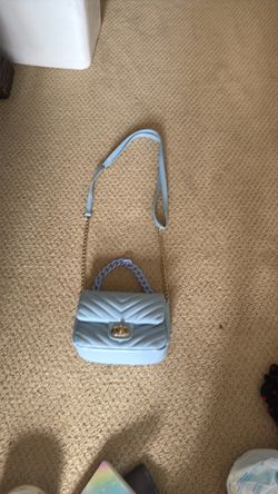 Light blue purse/handbag from Clairs’s in good shape