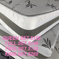 Queen Bed And Box Spring Same Day Deliver 