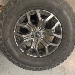 OEM Ford Wheels & General Grabber A/TX Tires – 9,300 Miles