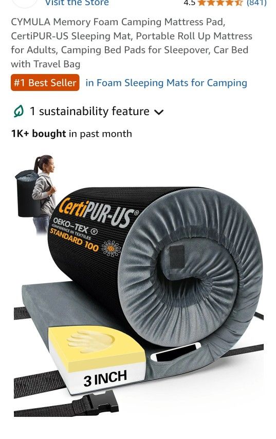 Camping Portable Backpack Mattress