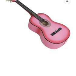 38 Inch Pink Guitar 