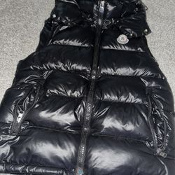 Moncler Ghany Shiny Quilted Puffer Vest
