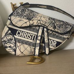Vintage Dior saddle bag