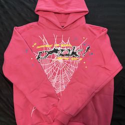Sp5der Pink Hoodie