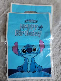 Disney Lilo Stitch Happy Birthday Party Favor Bags