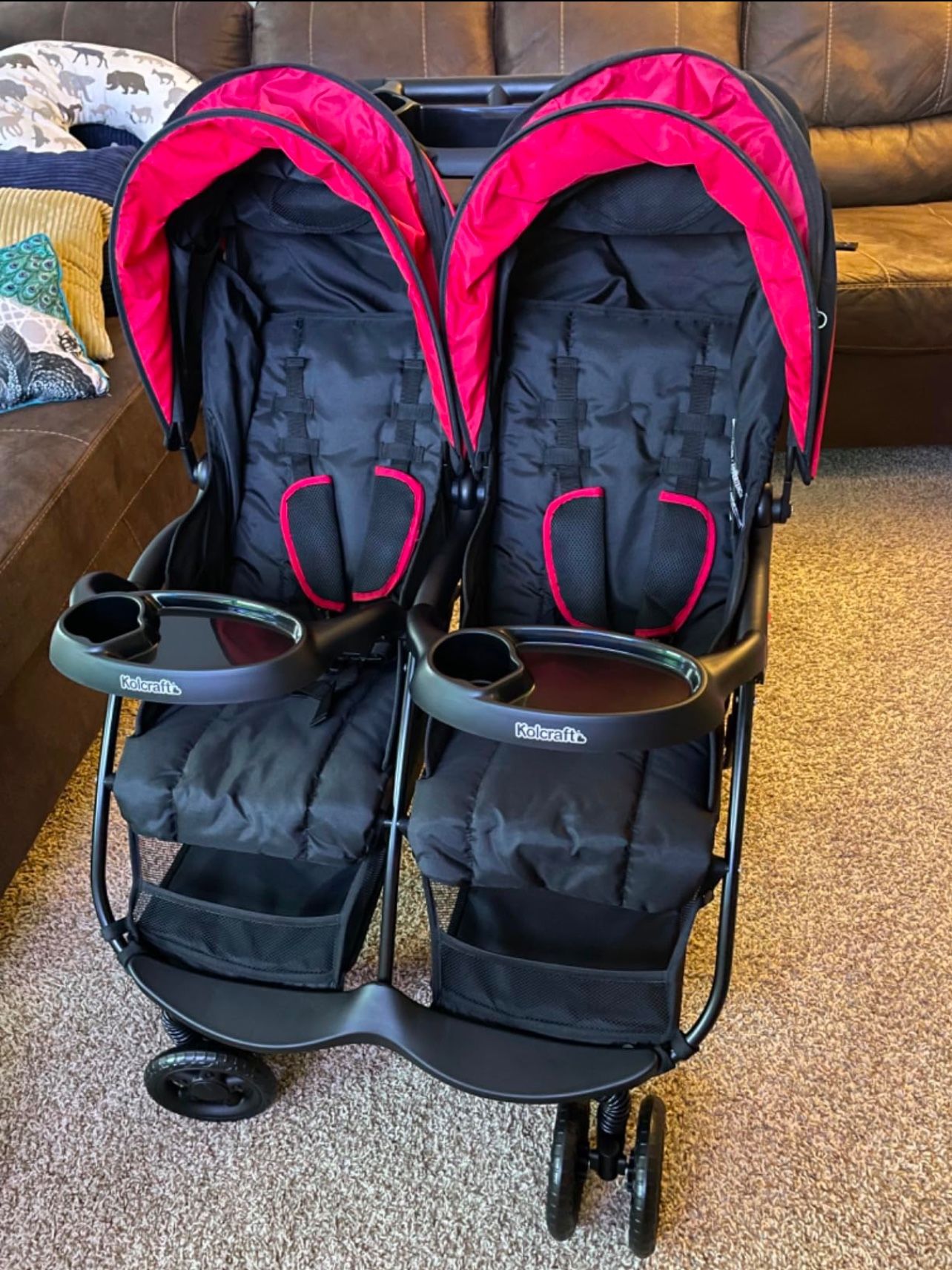 Kolcraft Cloud Plus Double Stroller