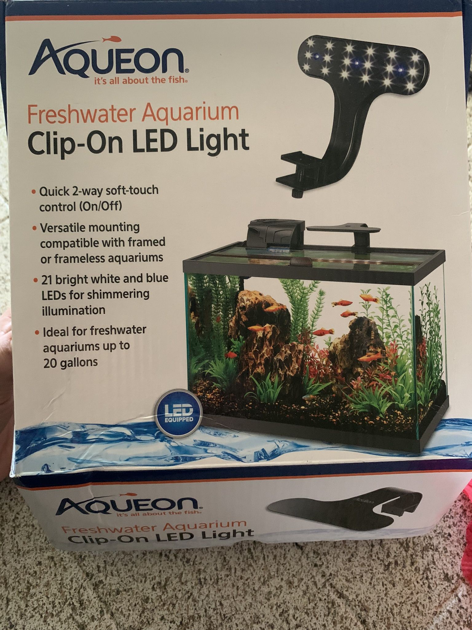 Aqueon Clip-On LED Light