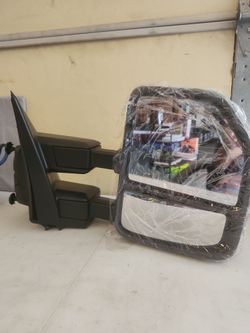 Towing Mirror Assembly Driver Left LH Fits 1(contact info removed) Ford F250 F350 F450...