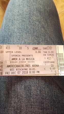 2 ticket para amor ala música 2 por 70