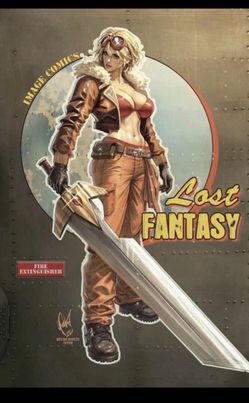 Lost Fantasy #11 Poulat Bombshell Foil Virgin Variant Limited!!!