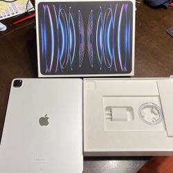 iPad Pro 12.9 inch 6th Gen (open box), 256GB