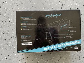 Car Seat Gap Filler Organizer Brand New