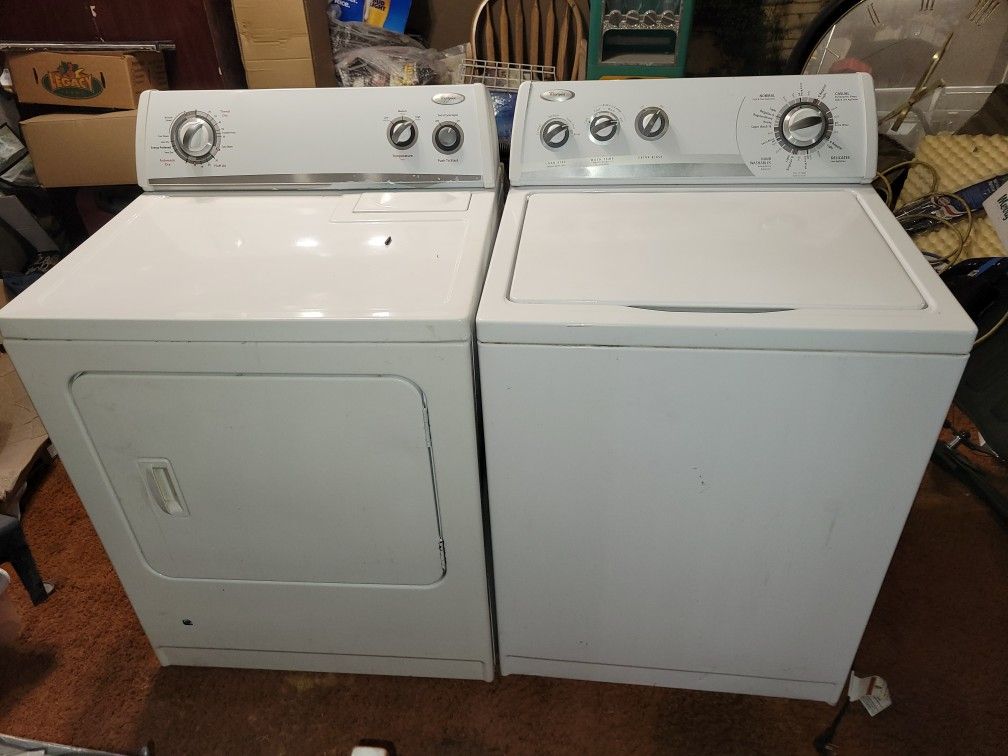 WASHER AND DRYER WHIRLPOOL WORKS GREAT CAN DELIVER 