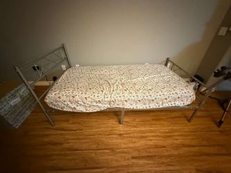 Twin metal bed frame