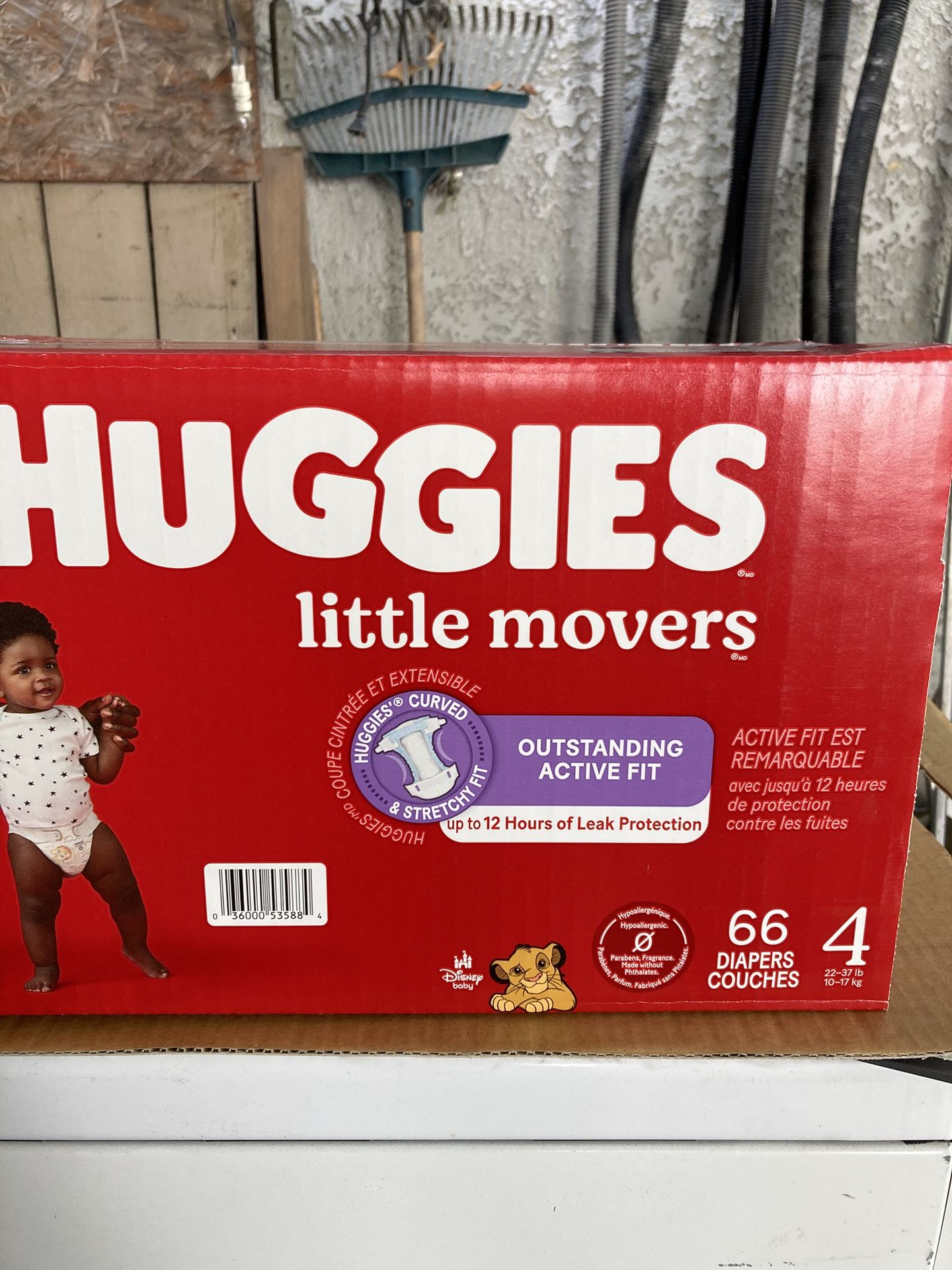 HUGGIES   SIZE  4     66     pañales